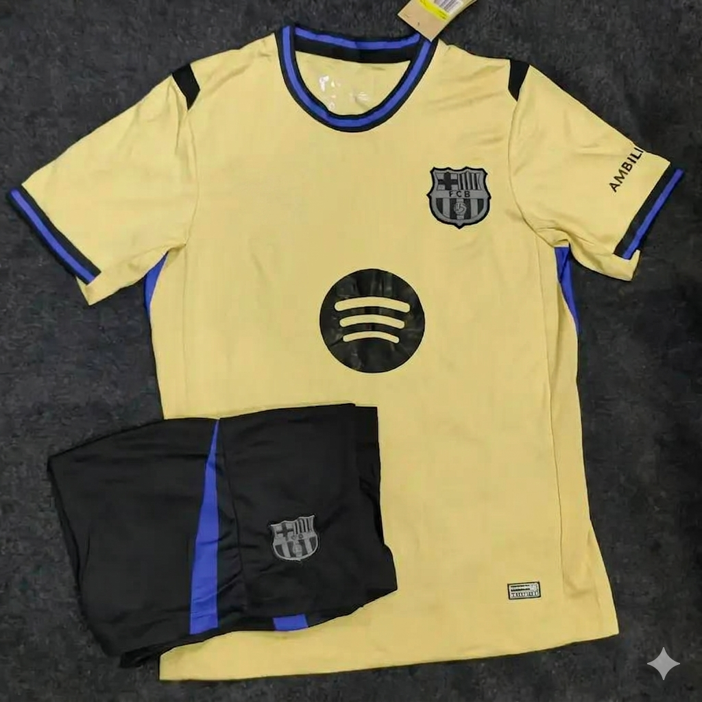 BARCELONA AWAY 2025/26 OFFICIAL KIT