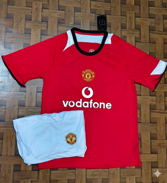 MAN UTD HOME 2004/05 OFFICIAL RETRO KIT
