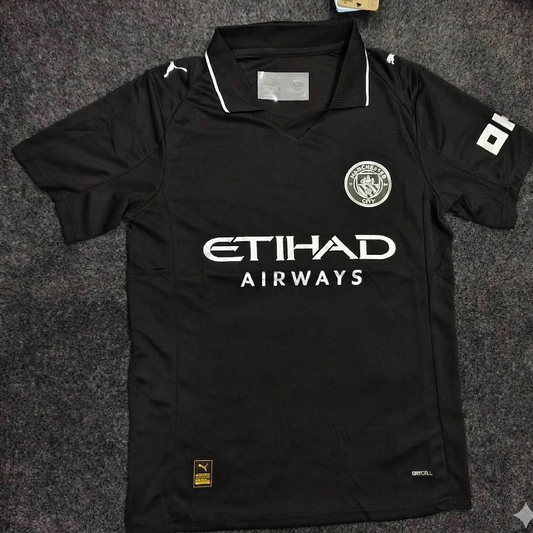 MAN CITY BLACK AWAY 2025/26 PREMIUM QUALITY